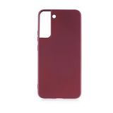 Pilanix Samsung Galaxy S22 Plus Kılıf Ultra İnce Mat Silikon Bordo