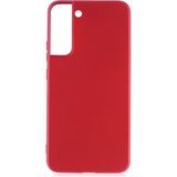 Pilanix Samsung Galaxy S22 Plus Kılıf Ultra İnce Mat Silikon Kırmızı