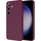 Pilanix Samsung Galaxy S26 Plus Kılıf Kamera Korumalı Içi Süet Lansman Silikon - Bordo
