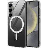 Pilanix Samsung Galaxy S26 Plus Kılıf Kamera Korumalı Magsafeli Sararmayan Porto Kapak - Şeffaf