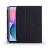 Pilanix Samsung Galaxy Tab S6 Lite P610 İçin Kalemlikli Standlı Arkası Silikon Trifolding Kılıf Siyah