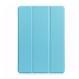 Pilanix Samsung Galaxy Tab S7 SM-T870 Kılıf Arkası Şeffaf Standlı Sert Mika SmartCover Mavi