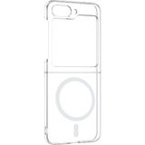 Pilanix Samsung Galaxy Z Flip 6 Kılıf Sararmayan Magsafeli Şeffaf London Kapak