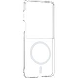 Pilanix Samsung Galaxy Z Flip 7 Kılıf Sararmayan Magsafeli Şeffaf London Kapak