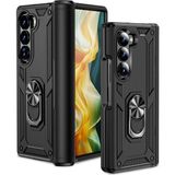 Pilanix Samsung Galaxy Z Fold 6 Kılıf Ultra Korumalı Yüzüklü Manyetik Vega Kapak - Siyah