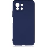 Pilanix Xiaomi Mi 11 Lite Kılıf Kamera Korumalı İçi Süet Mara Lansman Silikon Lacivert