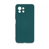 Pilanix Xiaomi Mi 11 Lite Kılıf Kamera Korumalı İçi Süet Mara Lansman Silikon Yeşil