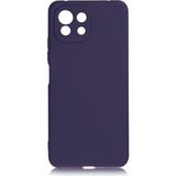 Pilanix Xiaomi Mi 11 Lite Kılıf Ultra İnce Mat Silikon Lacivert