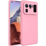 Pilanix Xiaomi Mi 11 Ultra Kılıf Içi Süet Mara Lansman Silikon - Pembe