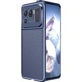 Pilanix Xiaomi Mi 11 Ultra Kılıf Karbon Desenli Lux Negro Silikon Lacivert