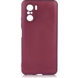 Pilanix Xiaomi Mi 11X Kılıf Ultra İnce Mat Silikon Bordo