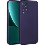 Pilanix Xiaomi Mi 12 Lite Kılıf Kamera Korumalı İnce Mat Silikon Lacivert