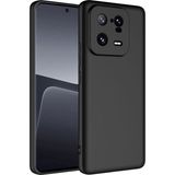 Pilanix Xiaomi Mi 13 Pro Kılıf Kamera Korumalı Renkli Içi Süet Mara Lansman Silikon - Siyah