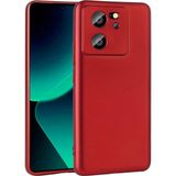 Pilanix Xiaomi Mi 13T Kılıf Kamera Korumalı Ultra Ince Mat Silikon - Kırmızı - Xiaomi 13T