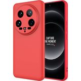 Pilanix Xiaomi Mi 14 Ultra Kılıf Kamera Korumalı Içi Süet Renkli Lansman Silikon - Kırmızı