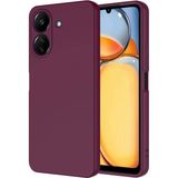 Pilanix Xiaomi Poco C65 Kılıf Kamera Korumalı Içi Süet Lansman Silikon - Bordo