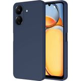 Pilanix Xiaomi Poco C65 Kılıf Kamera Korumalı Içi Süet Lansman Silikon - Lacivert