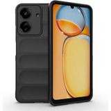 Pilanix Xiaomi Poco C65 Kılıf Oyuklu Kamera Korumalı Lux Etnik Silikon - Siyah