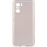 Pilanix Xiaomi Poco F3 Kılıf Ultra Ince Mat Silikon - Gold