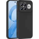 Pilanix Xiaomi Poco F8 Ultra Kılıf Kamera Korumalı Mat Içi Süet Lansman Silikon - Siyah