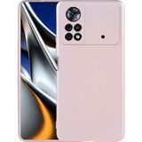 Pilanix Xiaomi Poco M4 Pro 4g Kılıf Ultra Ince Mat Silikon - Rose Gold