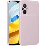 Pilanix Xiaomi Poco M5 Kılıf Ultra Ince Kamera Korumalı Mat Silikon - Rose Gold