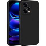 Pilanix Xiaomi Poco X5 Pro Kılıf Ultra Ince Kamera Korumalı Mat Silikon - Siyah
