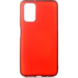 Pilanix Xiaomi Pocophone M3 Kılıf Ultra Ince Mat Silikon - Kırmızı - Poco M3