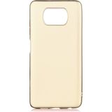 Pilanix Xiaomi Pocophone X3 Nfc Kılıf Ultra Ince Mat Silikon - Gold - Poco X3 NFC