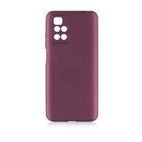 Pilanix Xiaomi Redmi 10 Kılıf Ultra İnce Mat Silikon Bordo