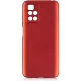 Pilanix Xiaomi Redmi 10 Kılıf Ultra İnce Mat Silikon Kırmızı
