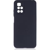 Pilanix Xiaomi Redmi 10 Kılıf Ultra İnce Mat Silikon Siyah