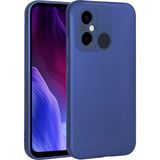 Pilanix Xiaomi Redmi 12C Kılıf Ultra Ince Kamera Korumalı Mat Silikon - Mavi
