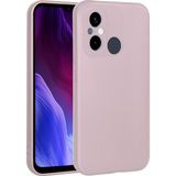 Pilanix Xiaomi Redmi 12C Kılıf Ultra Ince Kamera Korumalı Mat Silikon - Rose Gold
