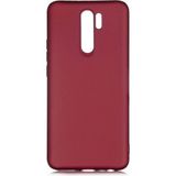 Pilanix Xiaomi Redmi 9 Kılıf Ultra İnce Mat Silikon Bordo