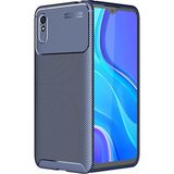 Pilanix Xiaomi Redmi 9A Kılıf Karbon Desenli Lux Negro Silikon Lacivert