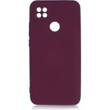 Pilanix Xiaomi Redmi 9C Kılıf Kamera Korumalı İçi Süet Mara Lansman Silikon Bordo