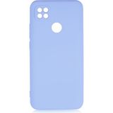 Pilanix Xiaomi Redmi 9C Kılıf Kamera Korumalı İçi Süet Mara Lansman Silikon Mor