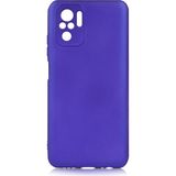 Pilanix Xiaomi Redmi Note 10 Kılıf Ultra İnce Mat Silikon Mavi