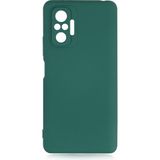 Pilanix Xiaomi Redmi Note 10 Pro Kılıf Kamera Korumalı İçi Süet Mara Lansman Silikon Yeşil