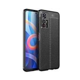 Pilanix Xiaomi Redmi Note 11 Kılıf Deri Desenli Lux Niss Silikon - Siyah