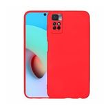 Pilanix Xiaomi Redmi Note 11 Kılıf İçi Süet Renkli Mara Lansman Silikon Kırmızı