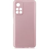 Pilanix Xiaomi Redmi Note 11 Kılıf Ultra Ince Mat Silikon - Rose Gold