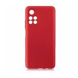 Pilanix Xiaomi Redmi Note 11S Global Kılıf Ultra İnce Mat Silikon Kırmızı