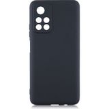 Pilanix Xiaomi Redmi Note 11S Global Kılıf Ultra İnce Mat Silikon Siyah