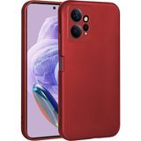 Pilanix Xiaomi Redmi Note 12 4g Ince Kamera Korumalı Mat Silikon Kılıf - Kırmızı