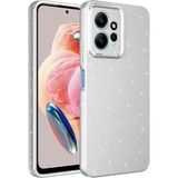 Pilanix Xiaomi Redmi Note 12 4g Kılıf Kamera Korumalı Simli Lux Koton Silikon - Gri