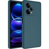 Pilanix Xiaomi Redmi Note 12 Pro Plus 5g Kılıf Içi Süet Renkli Mara Lansman Silikon - Yeşil