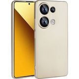 Pilanix Xiaomi Redmi Note 13 Pro 4g Kılıf Kamera Korumalı Ince Mat Silikon - Gold