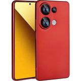 Pilanix Xiaomi Redmi Note 13 Pro 4g Kılıf Kamera Korumalı Ince Mat Silikon - Kırmızı